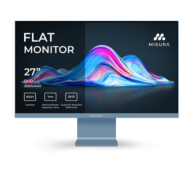 MISURA Monitor VIVA Mist Blue / 27", 2560 x 1440, IPS, 120 Hz, plava